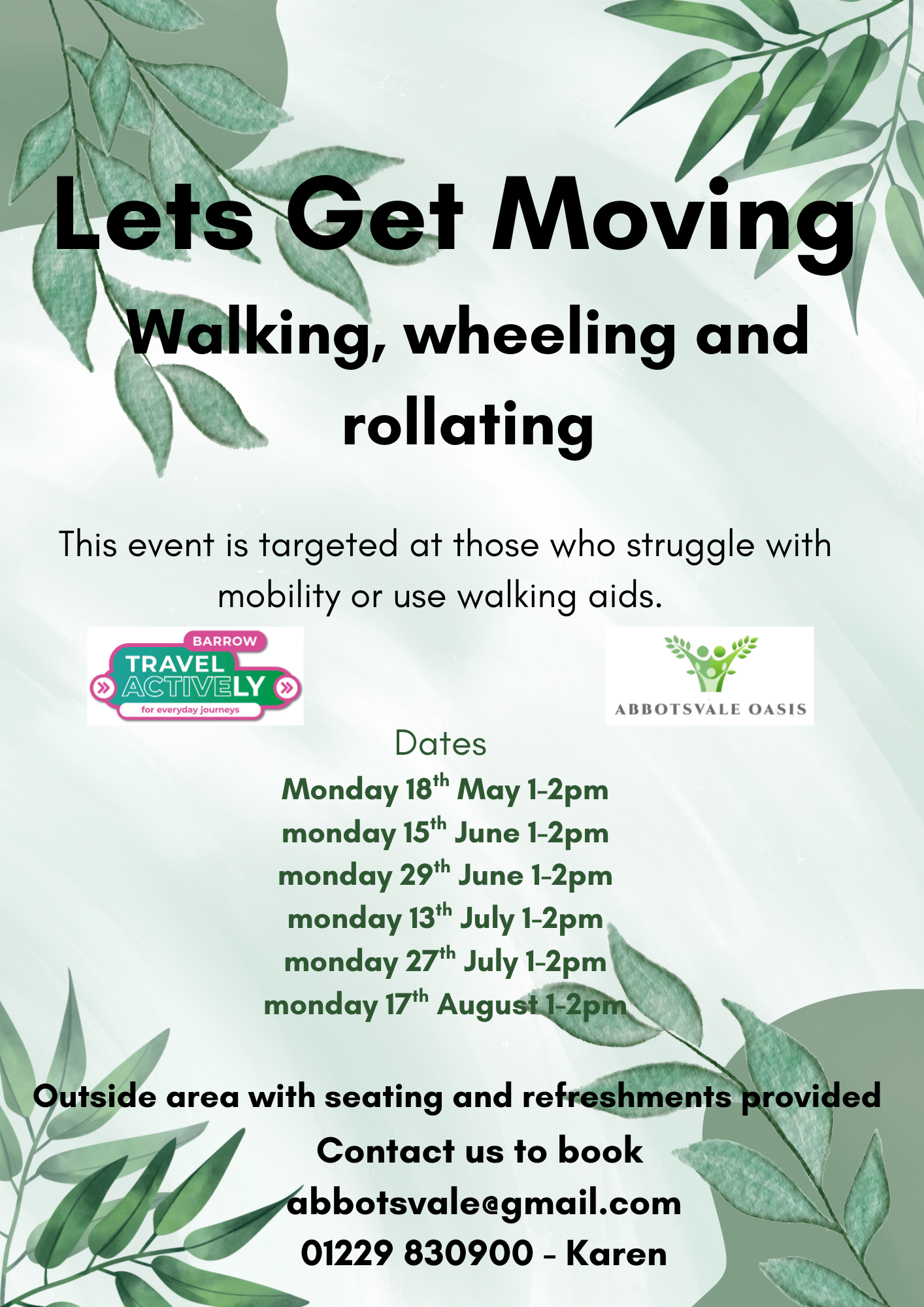 Poster advertising sessions